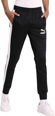 PUMA Iconic T7 Track Pants PT Colorblock Men Black Track Pants