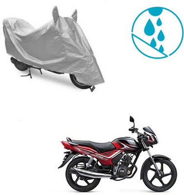 Atulit enterprises Two Wheeler Cover for TVS(Star City, Silver)