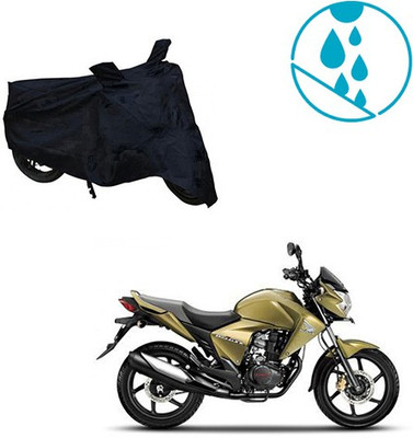 Atulit enterprises Two Wheeler Cover for Honda(Unicorn Dazzler, Black)