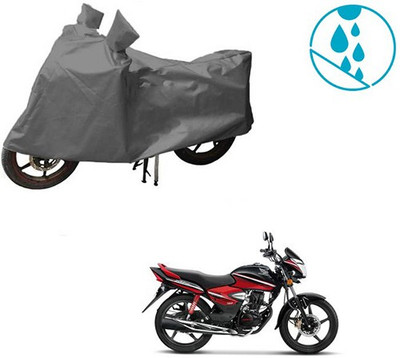RPSENTTERPR Waterproof Two Wheeler Cover for Honda(CB Shine, Grey)