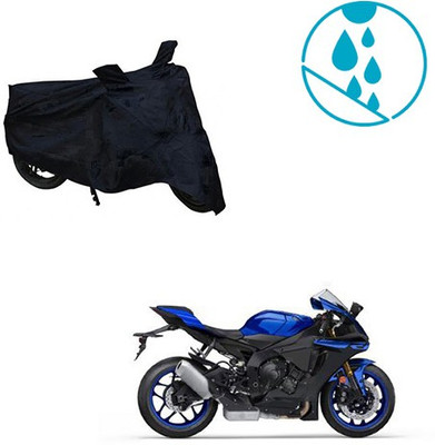Atulit enterprises Two Wheeler Cover for Yamaha(YZF R1, Black)