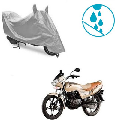SRENTERPRISES Two Wheeler Cover for LML(Freedom, Silver)