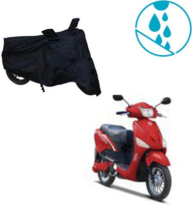 Atulit enterprises Two Wheeler Cover for Hero(E Scoot, Black)