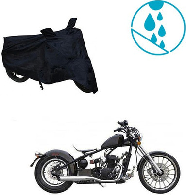 Atulit enterprises Two Wheeler Cover for Harley Davidson(Bobber 350, Black)