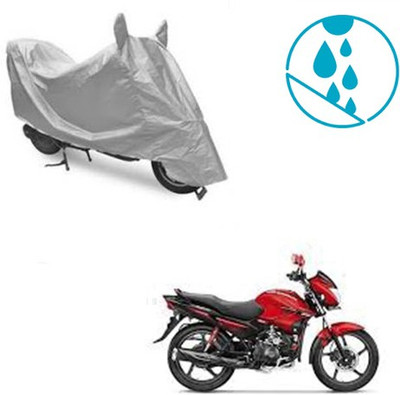 Atulit enterprises Two Wheeler Cover for Hero(Glamour FI, Silver)
