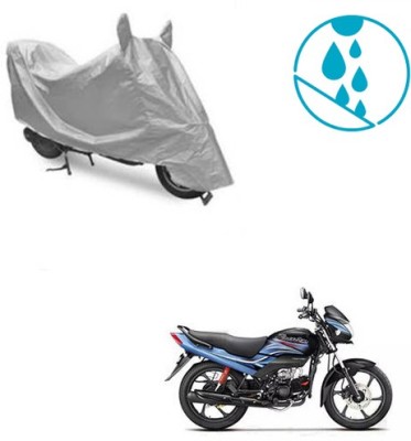 Atulit enterprises Two Wheeler Cover for Honda(Passion Pro, Silver)