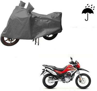 HYBRIDS COLLECTION Waterproof Two Wheeler Cover for Hero(Impulse, Grey)