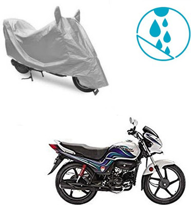 Atulit enterprises Two Wheeler Cover for Hero(Passion Pro TR, Silver)