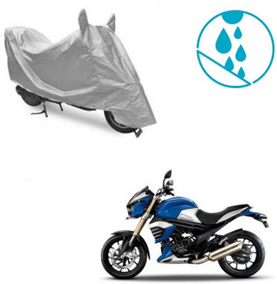 Atulit enterprises Two Wheeler Cover for Mahindra(MOJO XT 300, Silver)