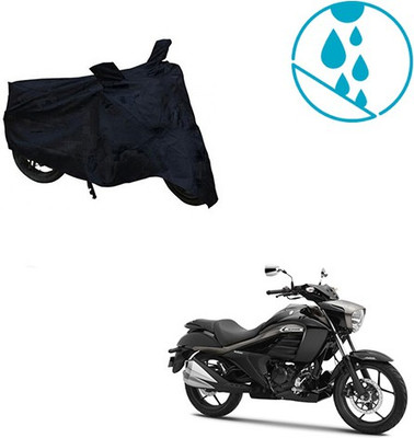 Atulit enterprises Two Wheeler Cover for Suzuki(Intruder, Black)