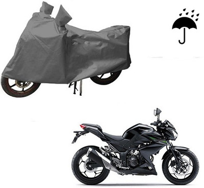HYBRIDS COLLECTION Waterproof Two Wheeler Cover for Kawasaki(Z250, Grey)