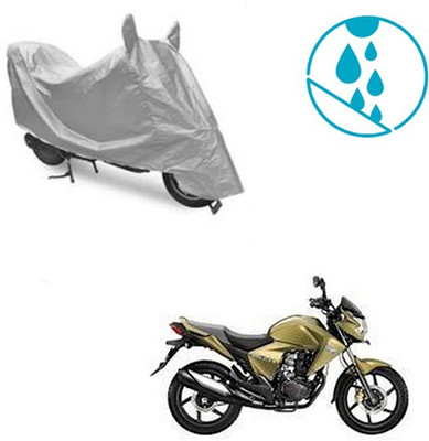 Atulit enterprises Two Wheeler Cover for Honda(Dazzler, Silver)