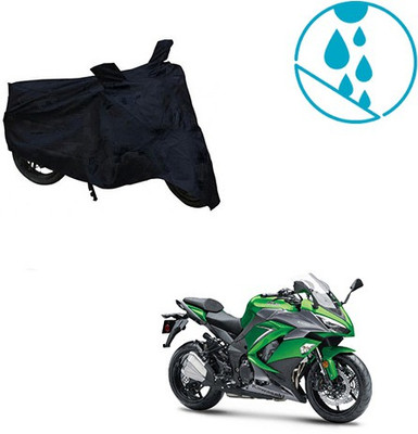 Mdstar Waterproof Two Wheeler Cover for Kawasaki(Ninja 1000, Black)
