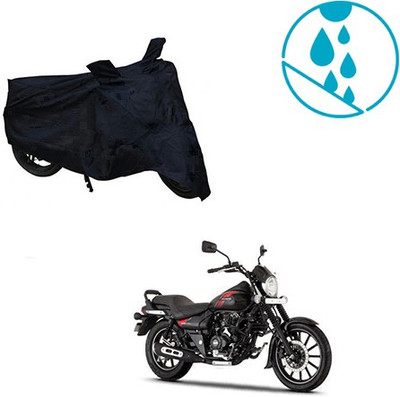 SRENTERPRISES Two Wheeler Cover for Bajaj(Avenger 220 Street, Black)
