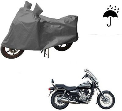 HYBRIDS COLLECTION Waterproof Two Wheeler Cover for Bajaj(Avenger 220 Cruise, Grey)