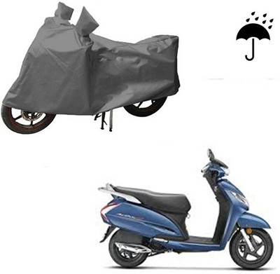 HYBRIDS COLLECTION Waterproof Two Wheeler Cover for Honda(Activa, Grey)