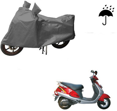 HYBRIDS COLLECTION Waterproof Two Wheeler Cover for Kinetic(Nova, Grey)