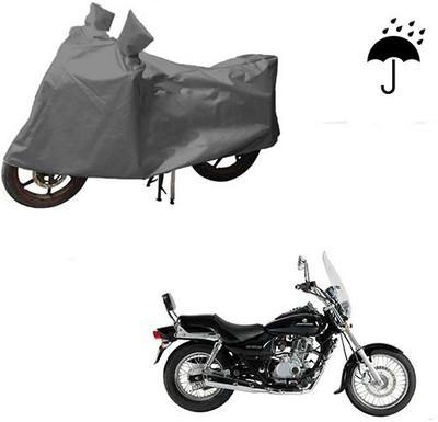 Atulit enterprises Waterproof Two Wheeler Cover for Bajaj(Avenger 220 DTS-i, Grey)