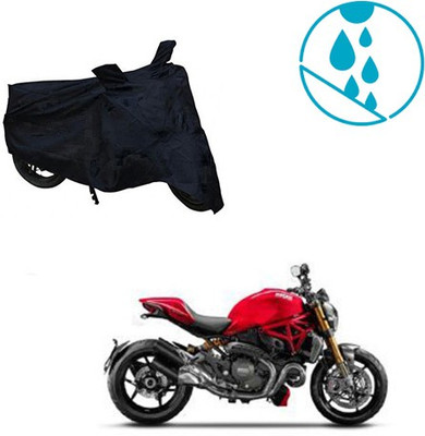 Atulit enterprises Two Wheeler Cover for Ducati(Monster 795, Black)