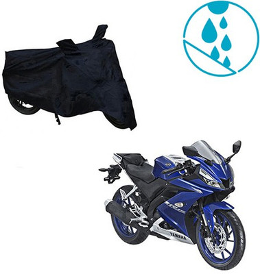 Atulit enterprises Two Wheeler Cover for Yamaha(R15, Black)
