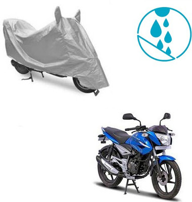 Atulit enterprises Two Wheeler Cover for Bajaj(XCD 125cc, Silver)