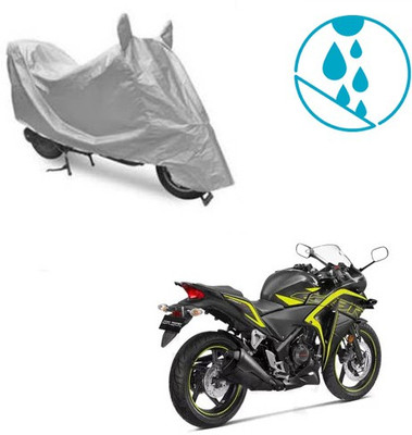 Atulit enterprises Two Wheeler Cover for Honda(CBR 250R, Silver)