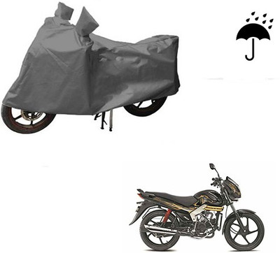 HYBRIDS COLLECTION Waterproof Two Wheeler Cover for Mahindra(Centuro, Grey)