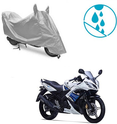 Atulit enterprises Two Wheeler Cover for Yamaha(YZF R15 S, Silver)
