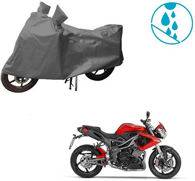 RPSENTTERPR Waterproof Two Wheeler Cover for DSK Benelli(TNT R, Grey)