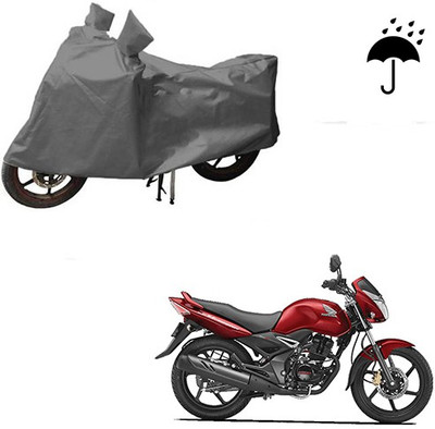 HYBRIDS COLLECTION Waterproof Two Wheeler Cover for Honda(CB Unicorn, Grey)
