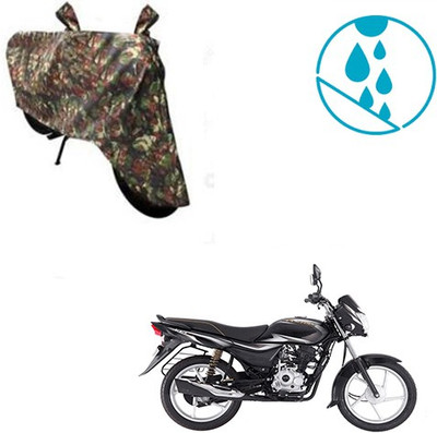 SRENTERPRISES Two Wheeler Cover for Bajaj(Platina 100 DTS-i, Multicolor)