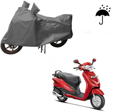 HYBRIDS COLLECTION Waterproof Two Wheeler Cover for Hero(Duet, Grey)