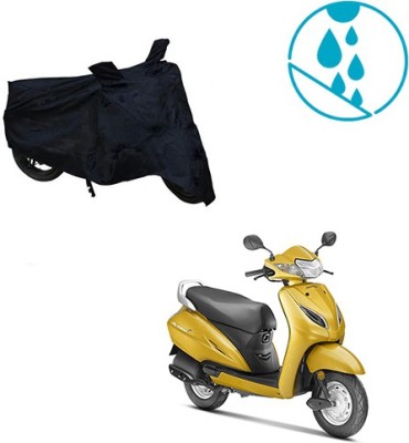 Atulit enterprises Two Wheeler Cover for Honda(Activa 5G, Black)