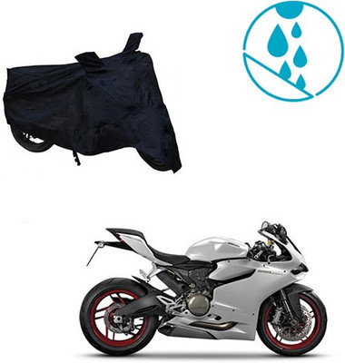 Atulit enterprises Two Wheeler Cover for Ducati(899 Panigale, Black)