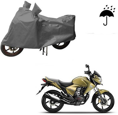 HYBRIDS COLLECTION Waterproof Two Wheeler Cover for Honda(Unicorn Dazzler, Grey)