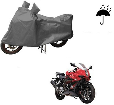 THE REAL ARV Waterproof Two Wheeler Cover for Hyosung(GT650R, Grey)