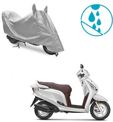 Atulit enterprises Two Wheeler Cover for Honda(Aviator, Silver)