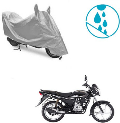 Atulit enterprises Two Wheeler Cover for Bajaj(Platina 100 DTS-i, Silver)