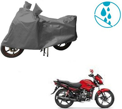 RPSENTTERPR Waterproof Two Wheeler Cover for Hero(Glamour FI, Grey)