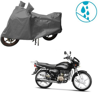 RPSENTTERPR Waterproof Two Wheeler Cover for Hero(Splendor Plus, Grey)