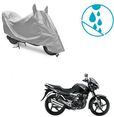 Atulit enterprises Two Wheeler Cover for Suzuki(GS 150R, Silver)