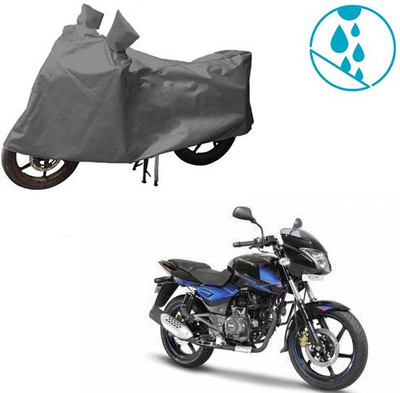 RPSENTTERPR Waterproof Two Wheeler Cover for Bajaj(Pulsar 150 DTS-i, Grey)