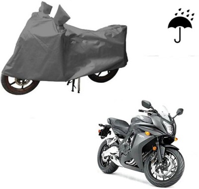 HYBRIDS COLLECTION Waterproof Two Wheeler Cover for Honda(CBR 650F, Grey)