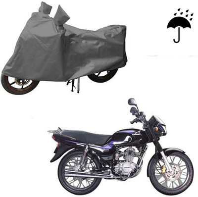 HYBRIDS COLLECTION Waterproof Two Wheeler Cover for Bajaj(Caliber, Grey)
