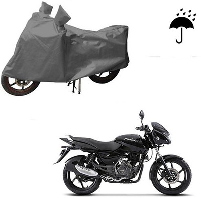 HYBRIDS COLLECTION Waterproof Two Wheeler Cover for Bajaj(Pulsar 150, Grey)