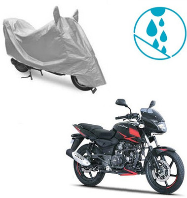 Atulit enterprises Two Wheeler Cover for Bajaj(Pulsar 180 DTS-i, Silver)