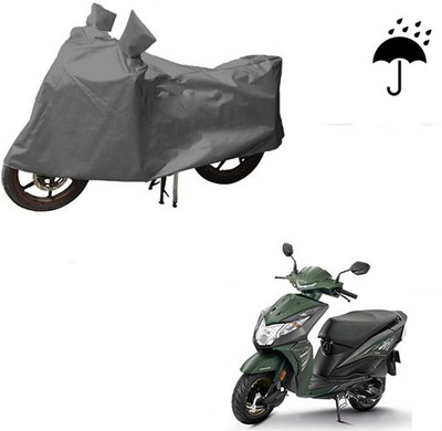 THE REAL ARV Waterproof Two Wheeler Cover for Honda(Deo, Grey)