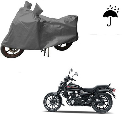 THE REAL ARV Waterproof Two Wheeler Cover for Bajaj(Avenger 150 Street, Grey)