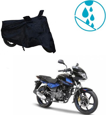Atulit enterprises Two Wheeler Cover for Bajaj(Pulsar 150 DTS-i, Black)