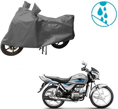 RPSENTTERPR Waterproof Two Wheeler Cover for Hero(Splendor Pro, Grey)